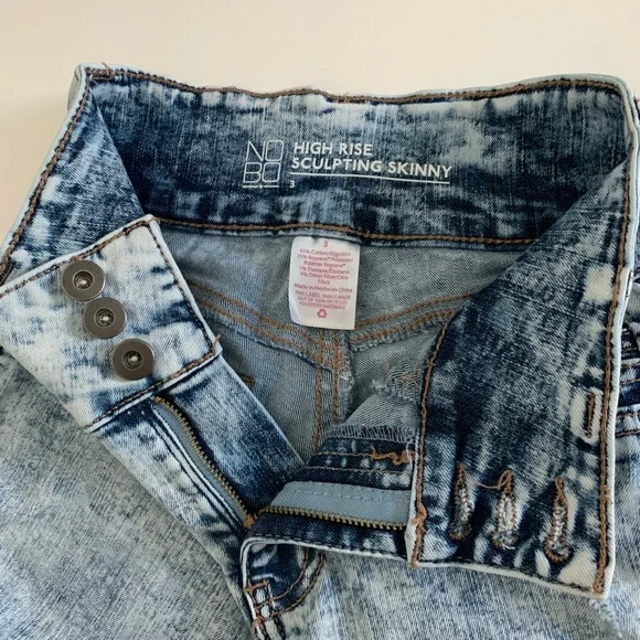 NO-BO high rise jean, sculpting skinny Jean - Picture 3 of 3